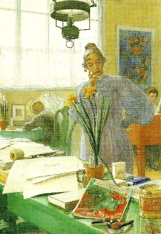 Carl Larsson min hustru china oil painting image